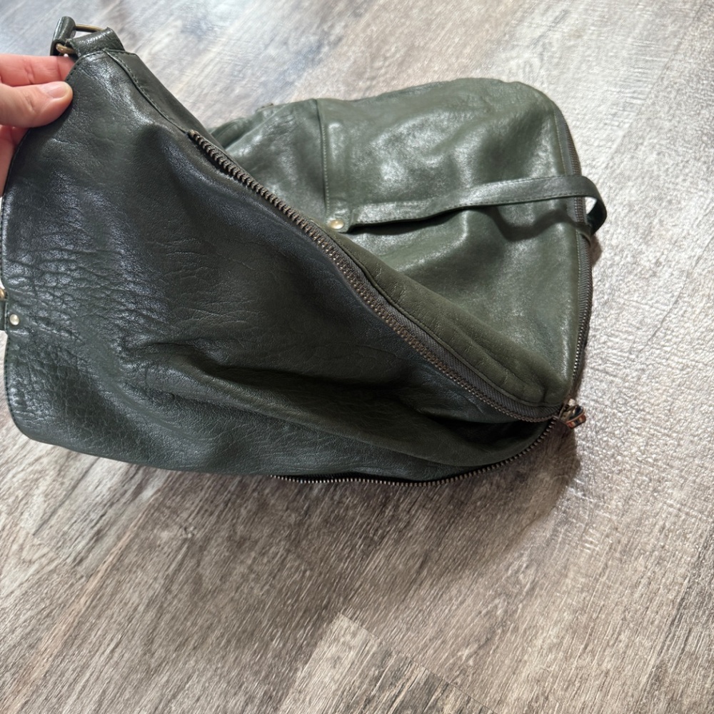 $925 JEROME DREYFUSS Etienne Handbag in Sapin - Picture 4 of 6